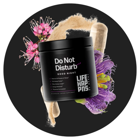 Meet Life Happns Do Not Disturb - Natural Nighttime Sleep Aid Supplement & Calmness Relaxation Support