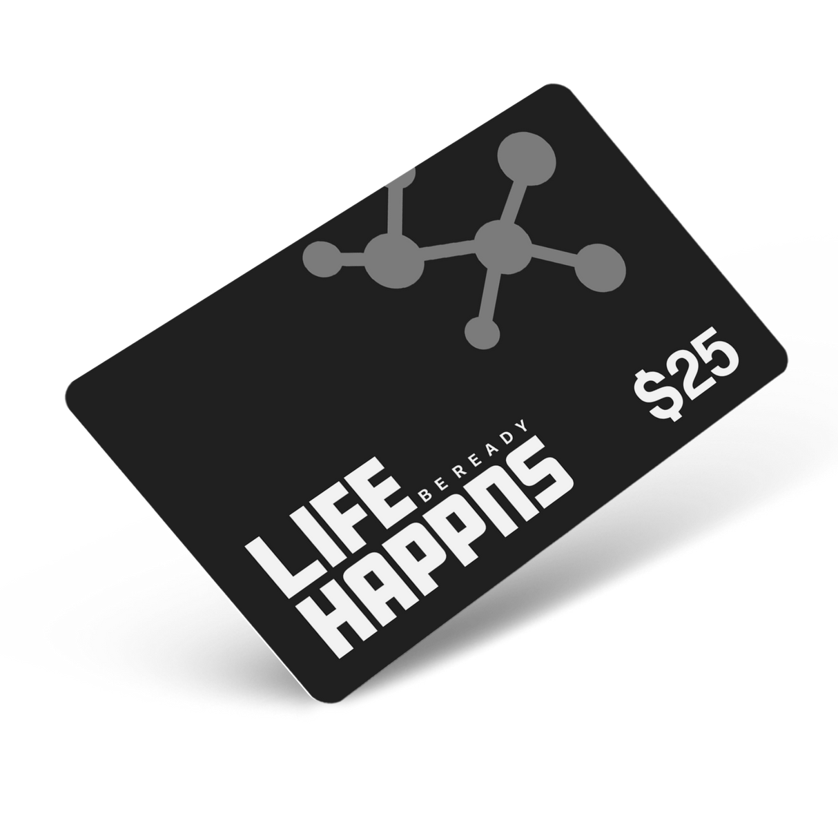 Black Life Happns gift card with 25 dollars