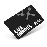 Black Life Happns gift card with 500 dollars