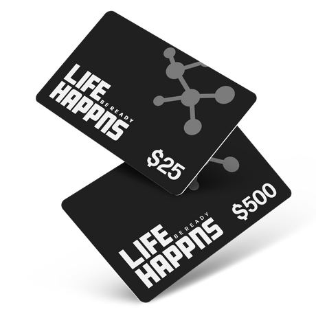 Black Life Happns gift card with 25 dollars and 500 dollars