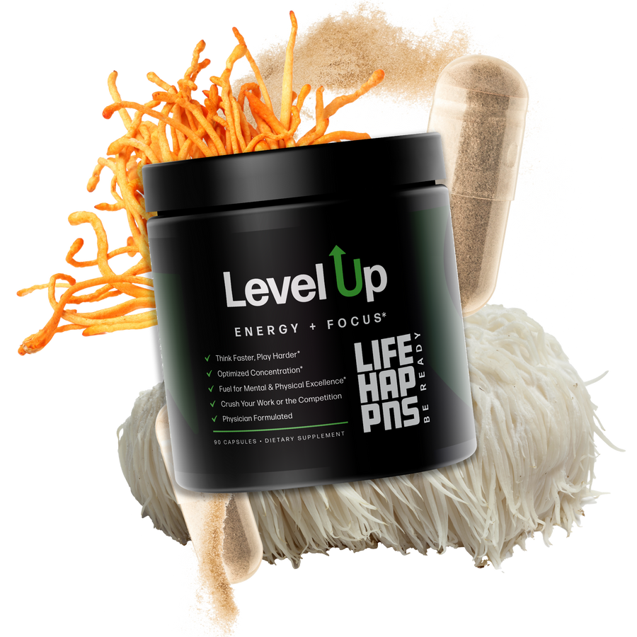 Level Up Energy + Focus Supplement Life Happns