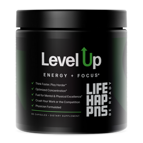 Life Happns Level Up Focus and Energy Supplement